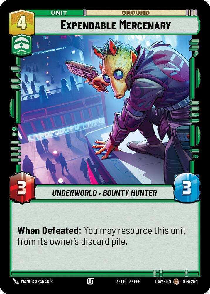 Expendable Mercenary - A Lawless Time (LAW)