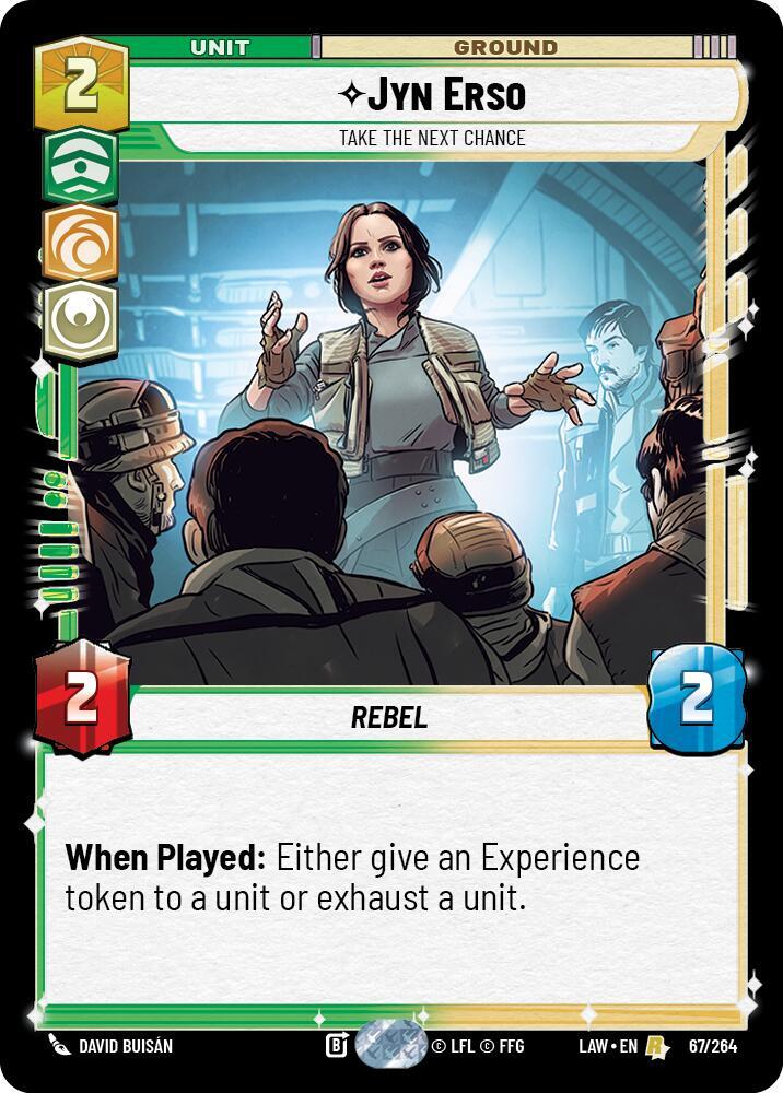Jyn Erso - Take the Next Chance - A Lawless Time (LAW)