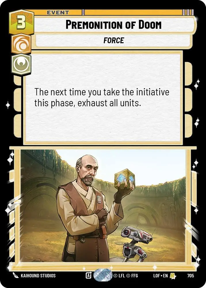 Premonition of Doom (Foil) - Legends of the Force (LOF)