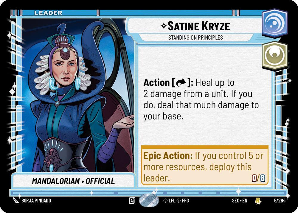 Satine Kryze - Standing on Principles - Secrets of Power (SEC)