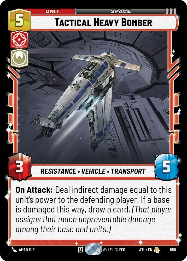 Tactical Heavy Bomber (Foil) - Jump to Lightspeed (JTL)