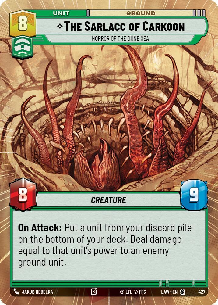 The Sarlacc of Carkoon - Horror of the Dune Sea (Hyperspace) - A Lawless Time (LAW)