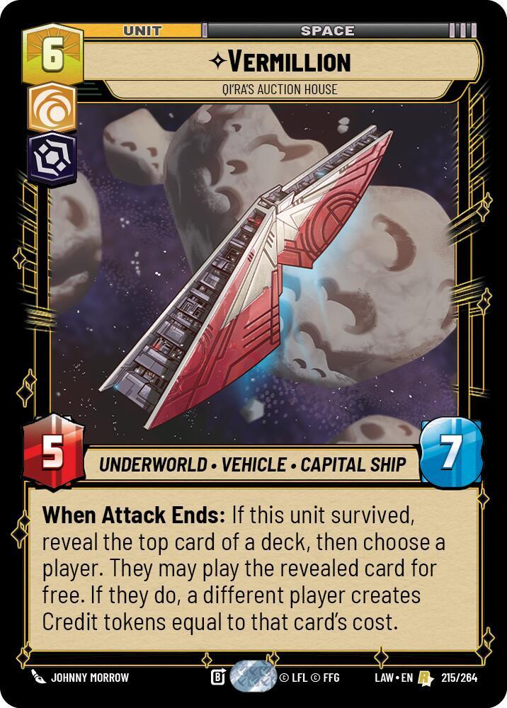 Vermillion - Qi'Ra's Auction House - A Lawless Time (LAW)