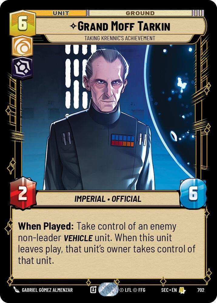Grand Moff Tarkin - Taking Krennic's Achievement (Foil) - Secrets of Power (SEC)