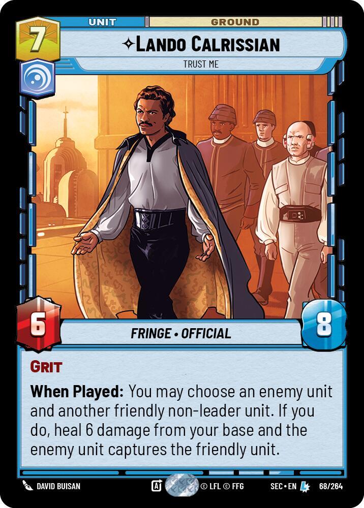 Lando Calrissian - Trust Me - Secrets of Power (SEC)