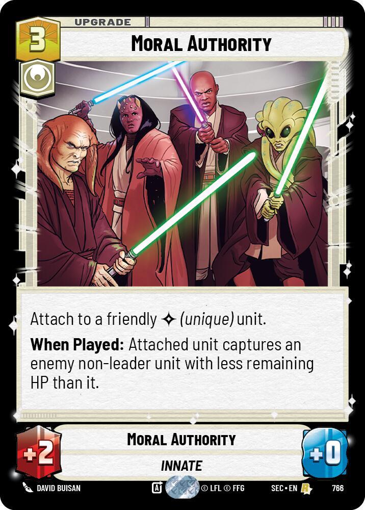 Moral Authority (Foil) - Secrets of Power (SEC)