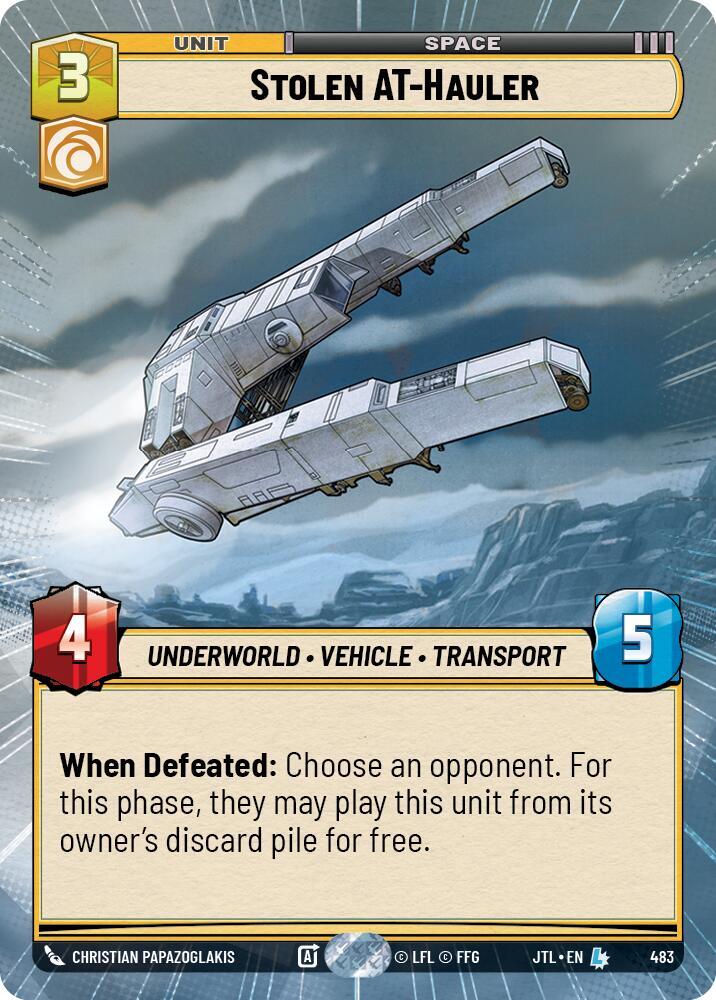 Stolen AT-Hauler (Hyperspace) - Jump to Lightspeed (JTL)