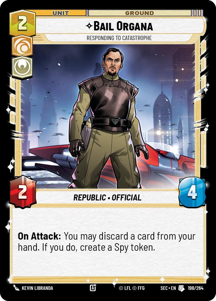 Bail Organa - Responding to Catastrophe - Secrets of Power (SEC)
