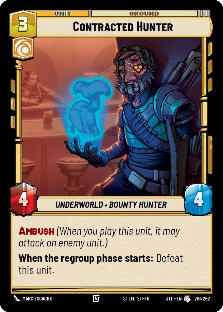 Contracted Hunter - Jump to Lightspeed (JTL)