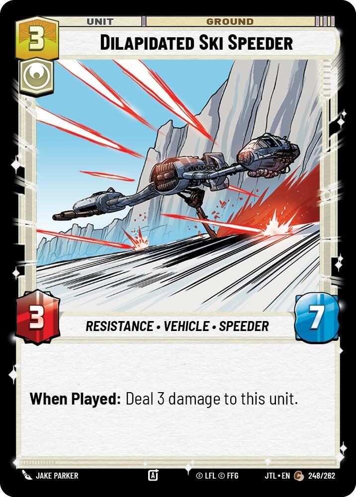 Dilapidated Ski Speeder - Jump to Lightspeed (JTL)