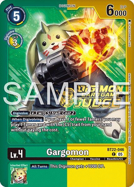 Gargomon (Judge Pack 2025 Wave 2) - Cyber Eden (BT-22)
