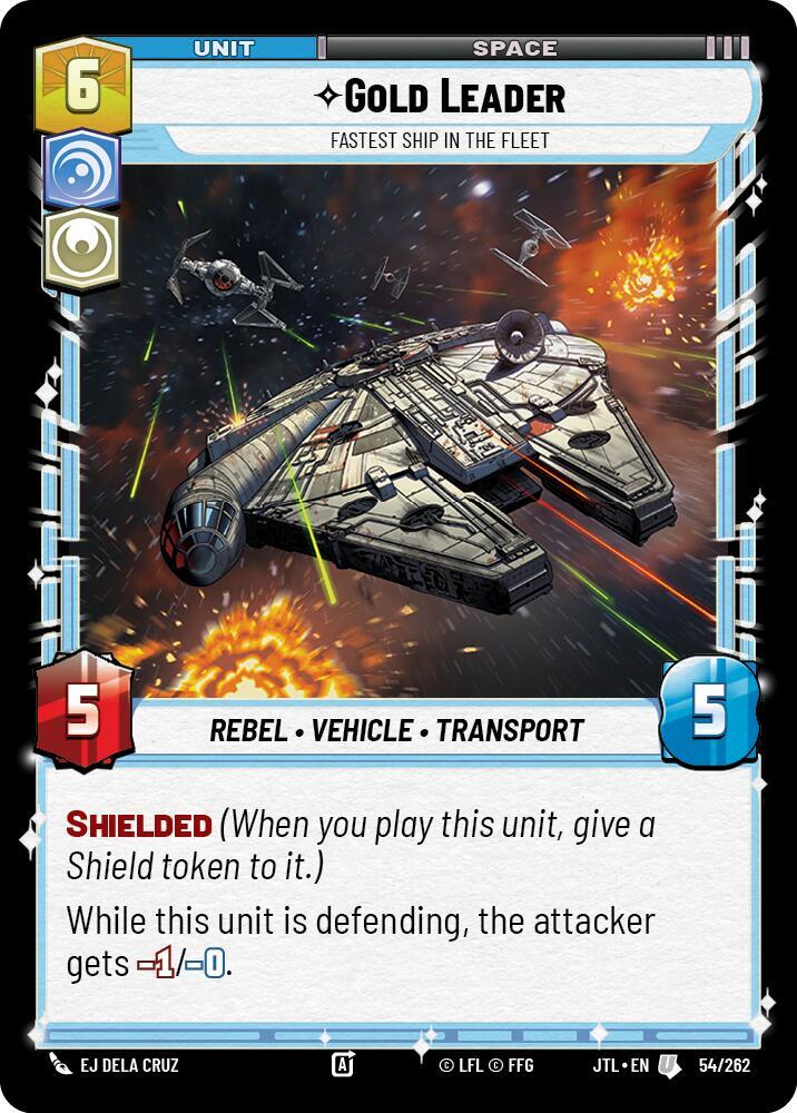 Gold Leader - Fastest Ship in the Fleet - Jump to Lightspeed (JTL)