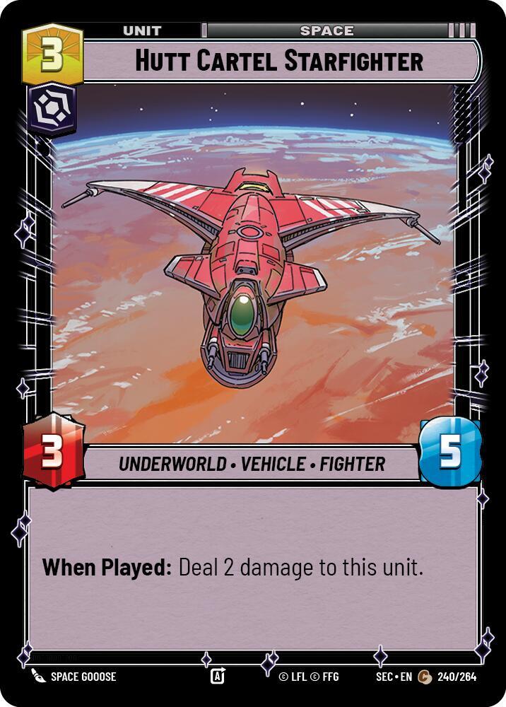 Hutt Cartel Starfighter - Secrets of Power (SEC)