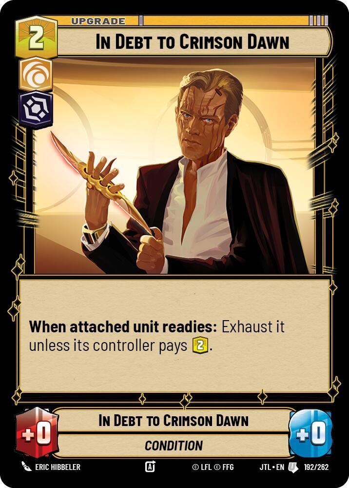 In Debt to Crimson Dawn - Jump to Lightspeed (JTL)