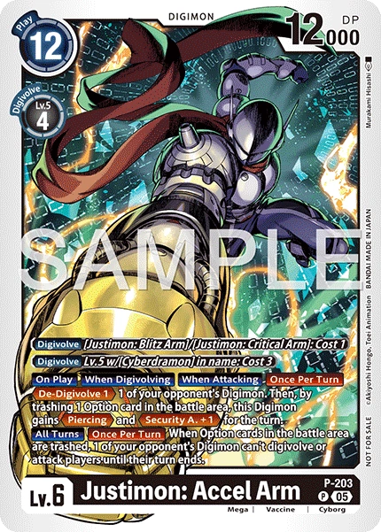 Justimon: Accel Arm (P-203)