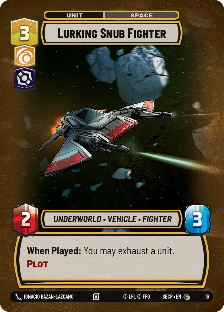 Lurking Snub Fighter - Secrets of Power: Weekly Play Promos (SECWPP)
