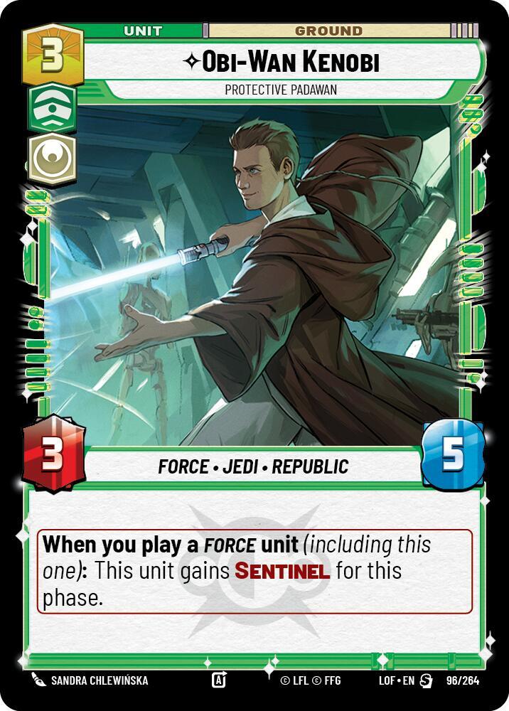 Obi-Wan Kenobi - Protective Padawan - Legends of the Force (LOF)