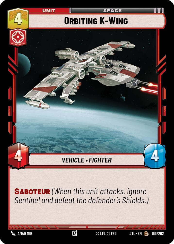 Orbiting K-Wing - Jump to Lightspeed (JTL)