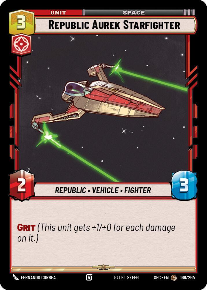 Republic Aurek Starfighter - Secrets of Power (SEC)