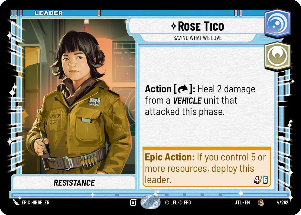 Rose Tico - Saving What We Love - Jump to Lightspeed (JTL)