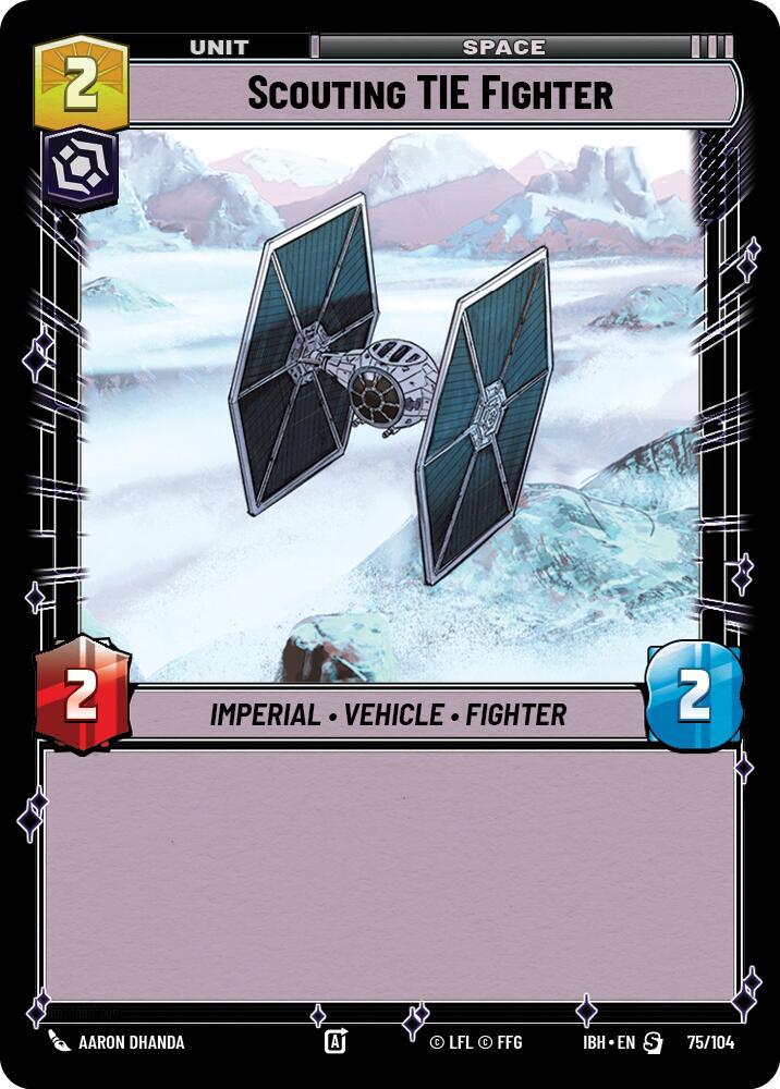 Scouting TIE Fighter - Intro Battle: Hoth (IBH)