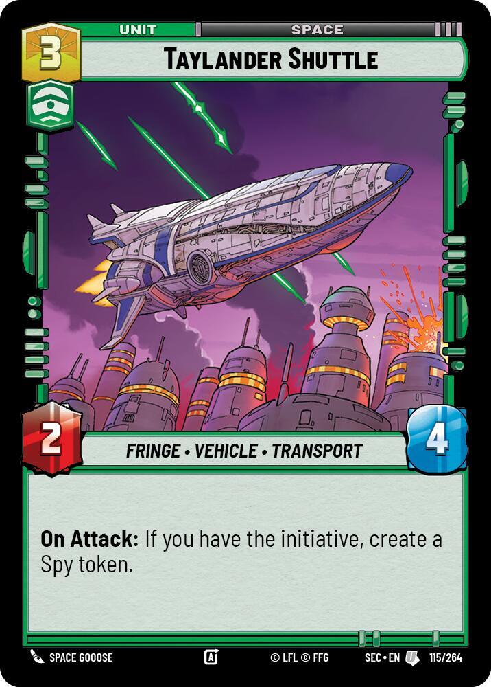 Taylander Shuttle - Secrets of Power (SEC)