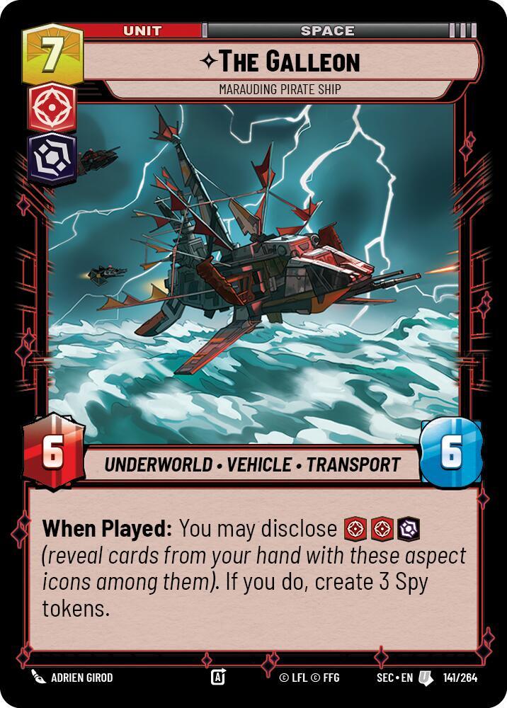 The Galleon - Marauding Pirate Ship - Secrets of Power (SEC)