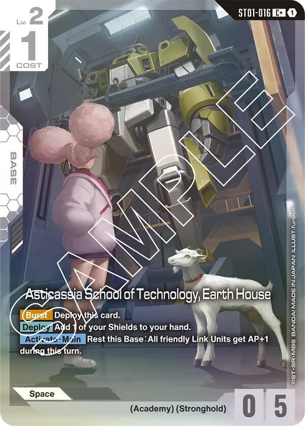 Asticassia School of Technology, Earth House (C+) - Starter Deck 01: Heroic Beginnings (ST01)