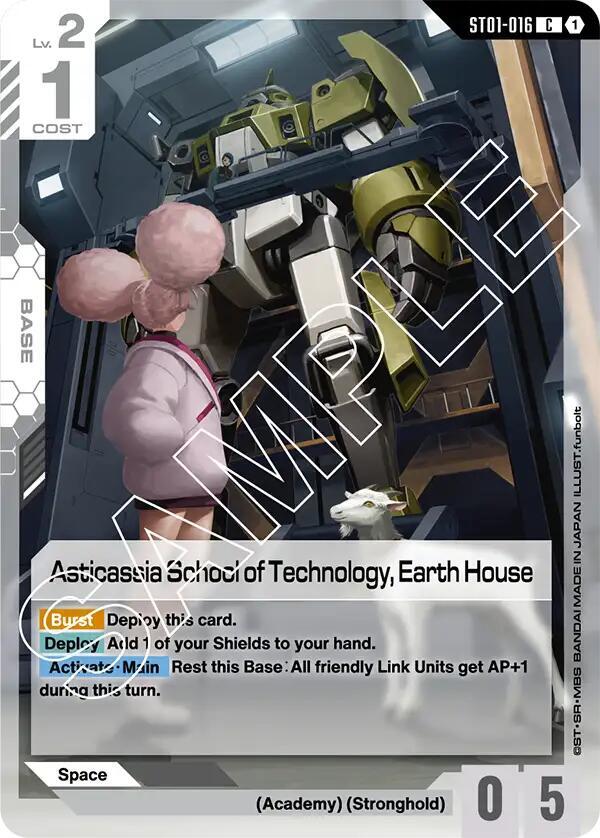 Asticassia School of Technology, Earth House - Starter Deck 01: Heroic Beginnings (ST01)