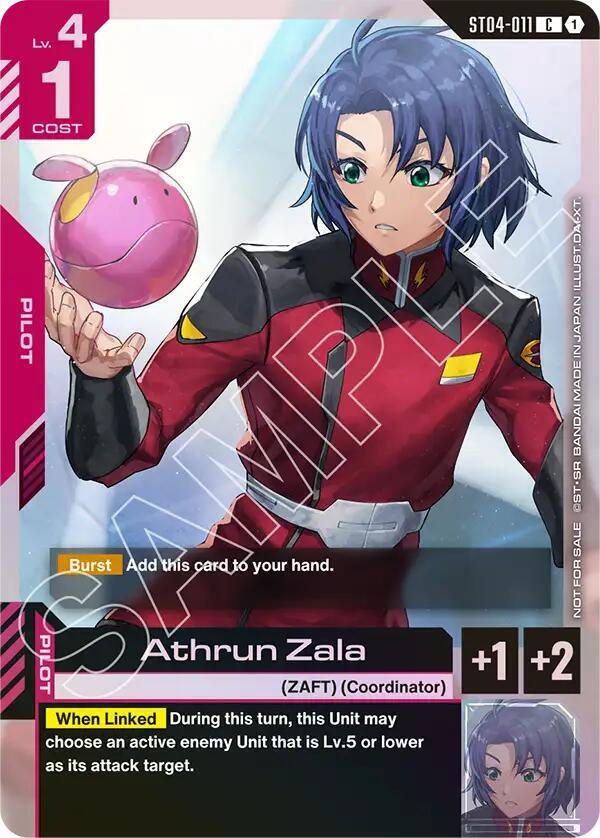Athrun Zala (Store Tournament Participant Pack 01) - Gundam Promotional Cards (GCG-PR)