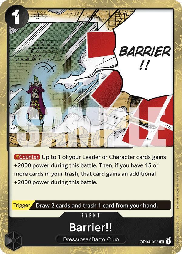 Barrier!! (Jolly Roger Foil) - Premium Booster -The Best- (PRB-01)