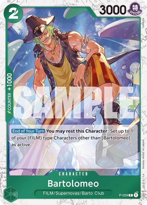 Bartolomeo (P-029) (Jolly Roger Foil) - Premium Booster -The Best- (PRB-01)