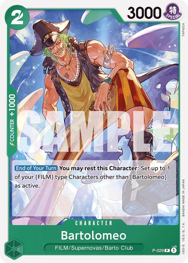 Bartolomeo (P-029) (Reprint) - Premium Booster -The Best- (PRB-01)