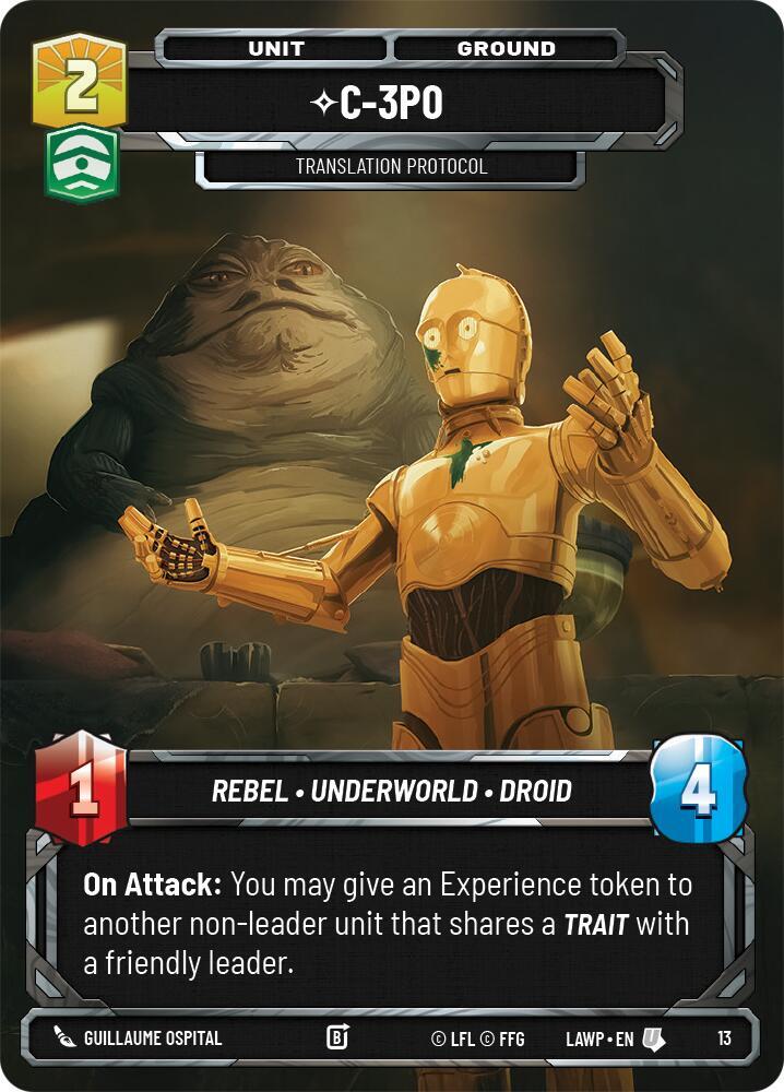 C-3PO - Translation Protocol - A Lawless Time: Weekly Play Promos (LAW-WPP)