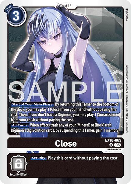 Close - Sinister Order (EX-10)