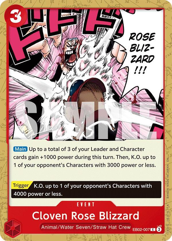 Cloven Rose Blizzard - Extra Booster: Anime 25th Collection (EB-02)