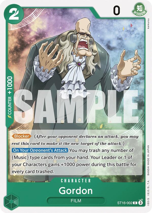 Gordon - Starter Deck 16: GREEN Uta (ST-16)