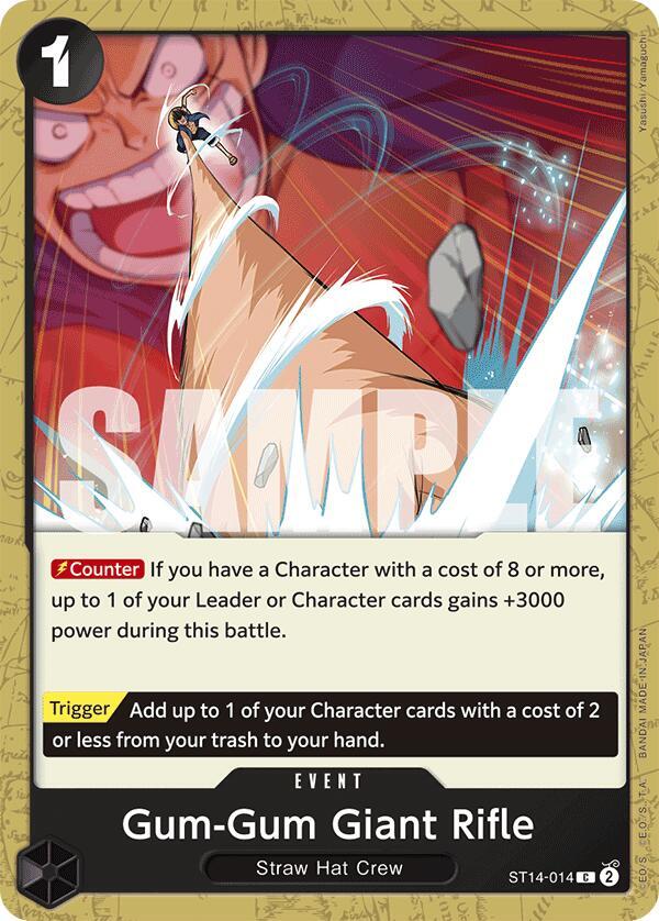 Gum-Gum Giant Rifle - Starter Deck 14: 3D2Y (ST-14)