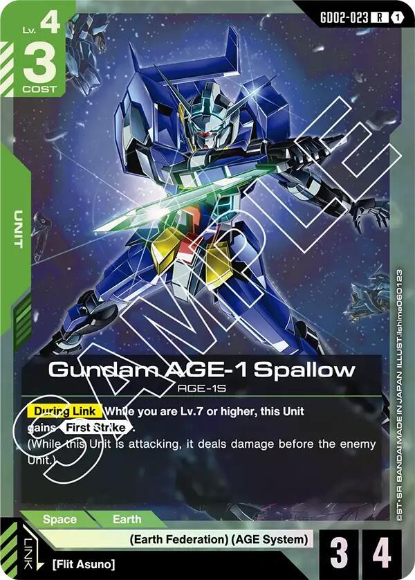 Gundam AGE-1 Spallow - Dual Impact (GD02)