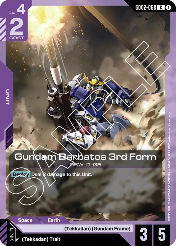 Gundam Barbatos 3rd Form - Dual Impact (GD02)