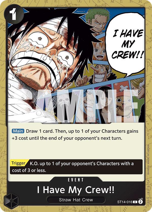 I Have My Crew!! - Starter Deck 14: 3D2Y (ST-14)