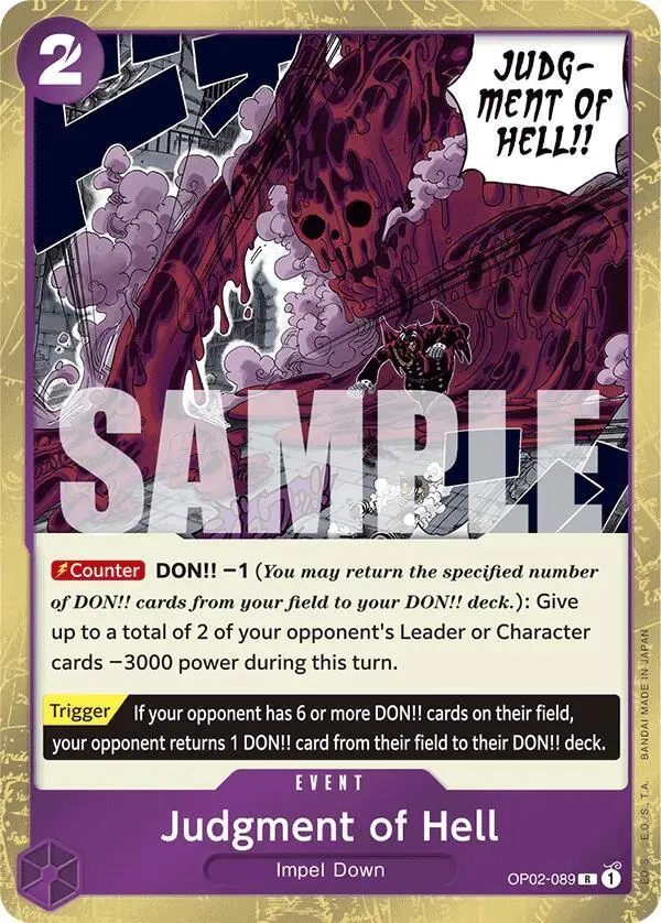 Judgment of Hell (Jolly Roger Foil) - Premium Booster -The Best- (PRB-01)