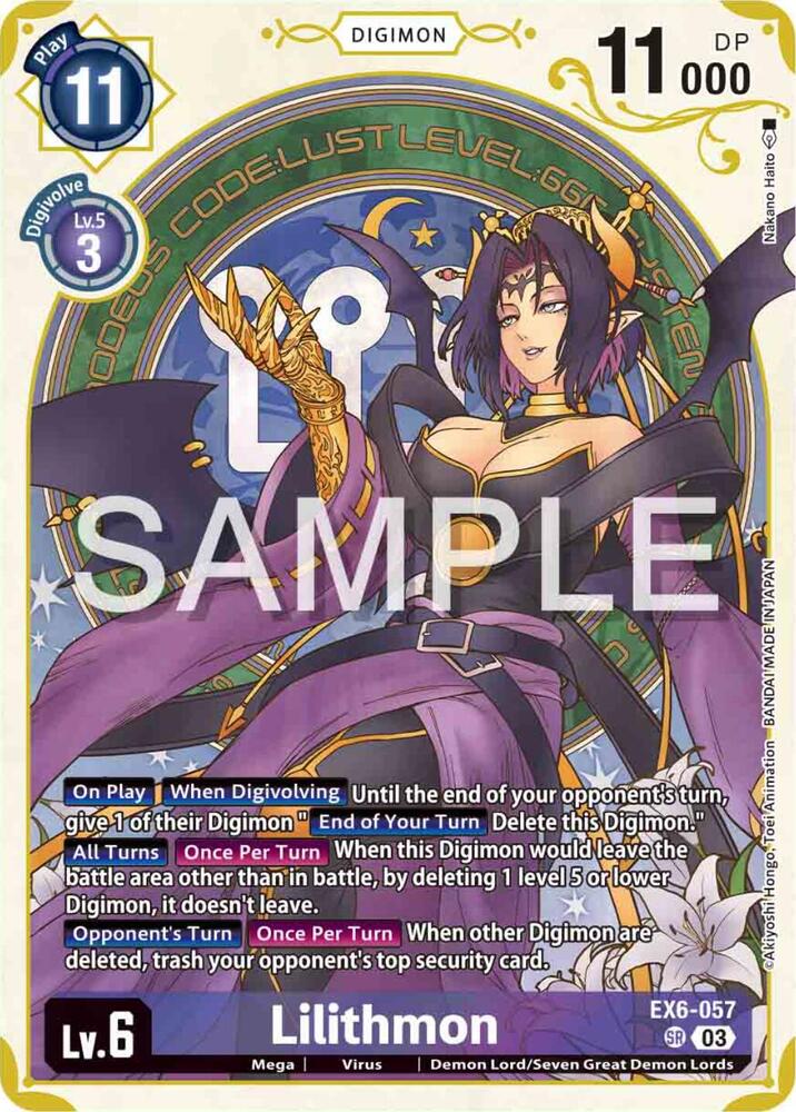 Lilithmon (Premium Heroines Set) - Infernal Ascension (EX-06)