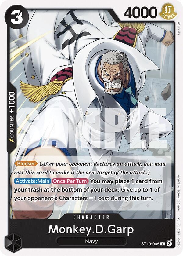 Monkey.D.Garp - Starter Deck 19: BLACK Smoker (ST-19)