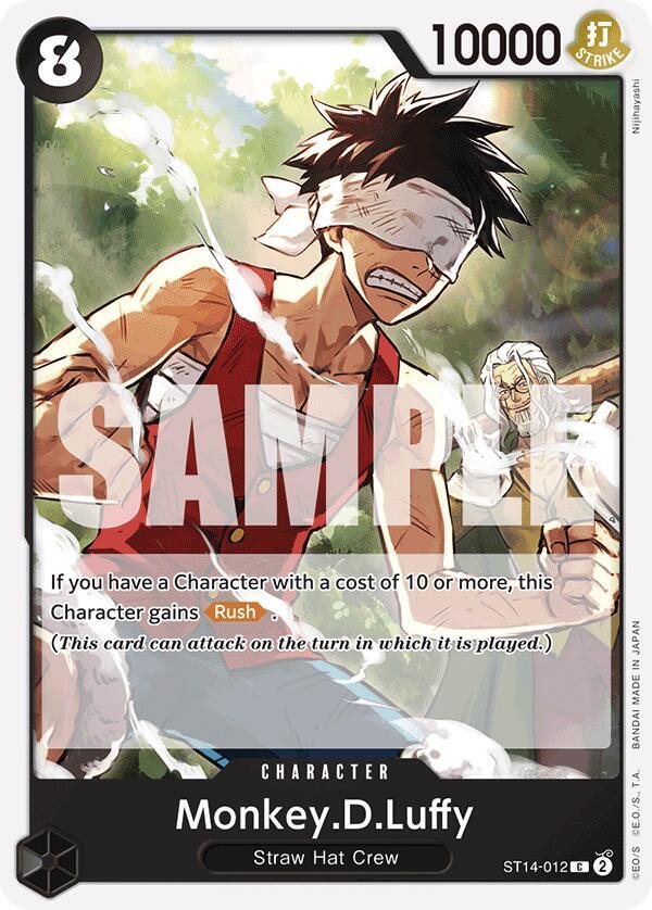 Monkey.D.Luffy (012) - Starter Deck 14: 3D2Y (ST-14)