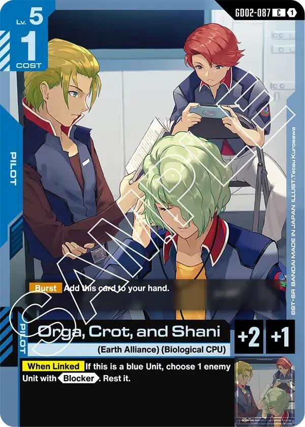 Orga, Crot, and Shani - Dual Impact (GD02)