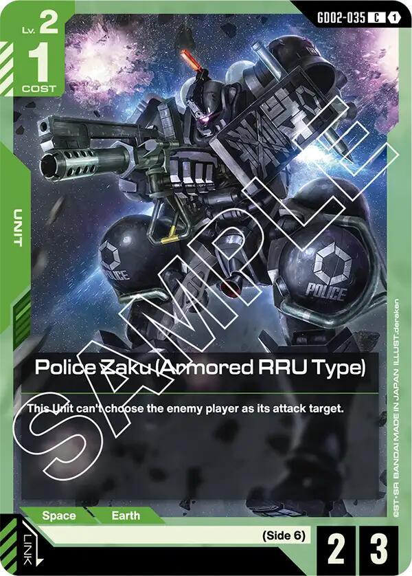 Police Zaku (Armored RRU Type) - Dual Impact (GD02)