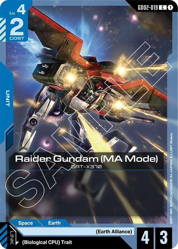 Raider Gundam (MA Mode) - Dual Impact (GD02)
