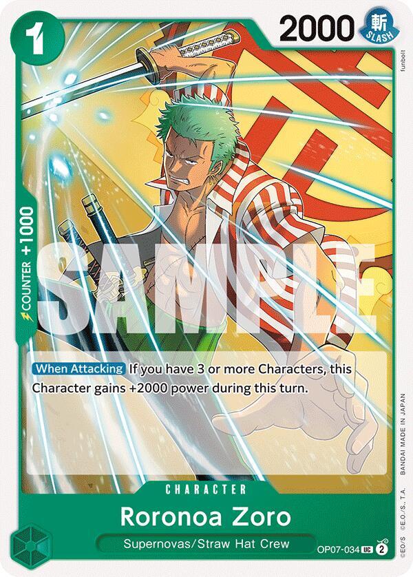 Roronoa Zoro (034) - 500 Years in the Future (OP07)