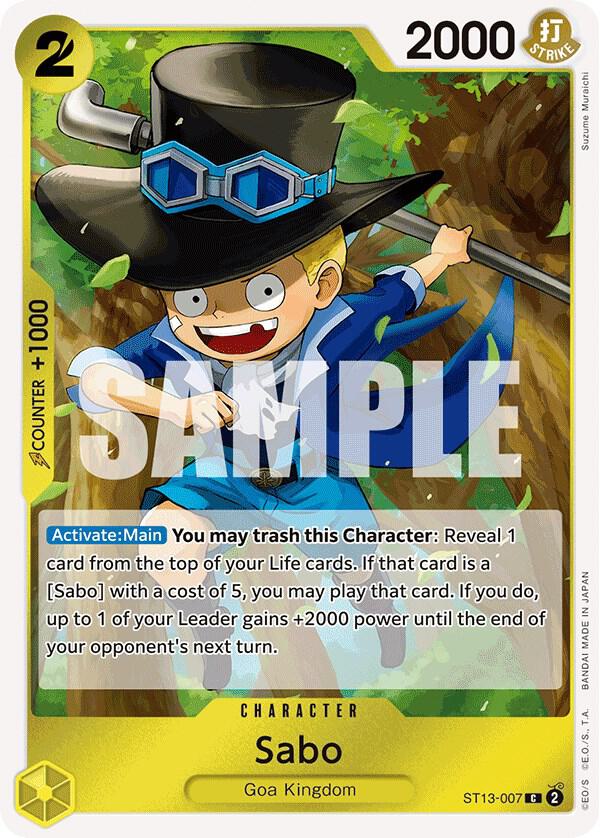 Sabo (007) - Ultra Deck: The Three Brothers (ST-13)